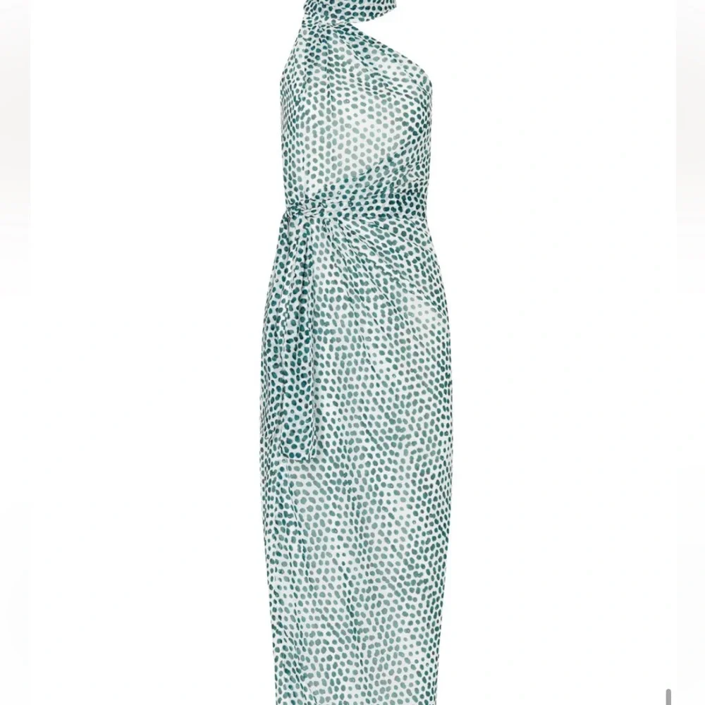 elle zeitoune 
Grace Gown Elegant Halter Neck Blue Dress size large - Picture 3 of 14